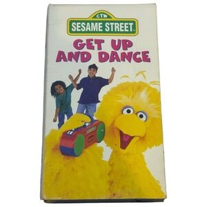Sesame Street Get Up and Dance VHS 1997‎ Sony Wonder Children's Video